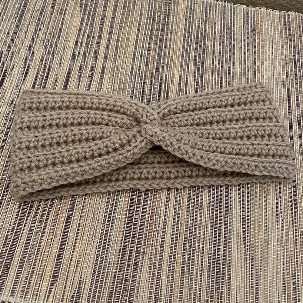 Crochet Twisted Headband/Ear-Warmer